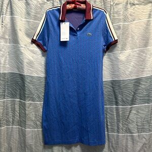 Lacoste Slim Fit Monogram Jacquard Dress